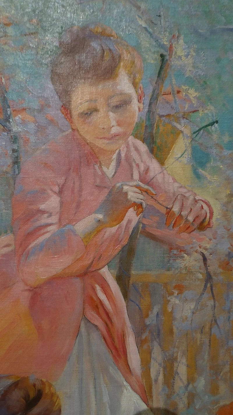 Lavandaie in Provenza - Musée d'Orsay, Parigi, dettaglio